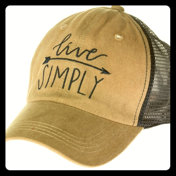Accessories - "Live Simply" Trucker Hat